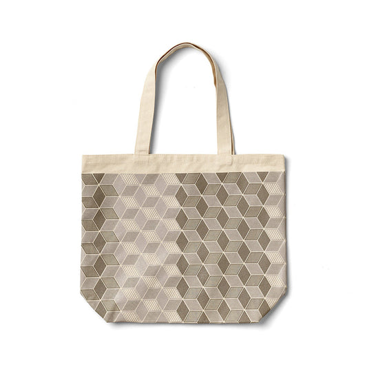 Heath Ceramics Mural Tote in Warm Grey