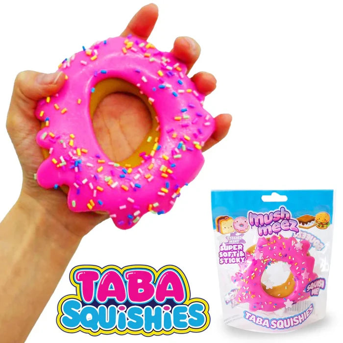 Mushmeez TABA Squishies 4.5 Inch Donut Squishy Sensory Toy