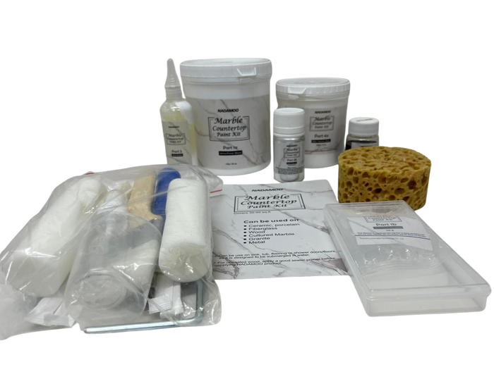 NADAMOO White Marble Countertop Paint Kit