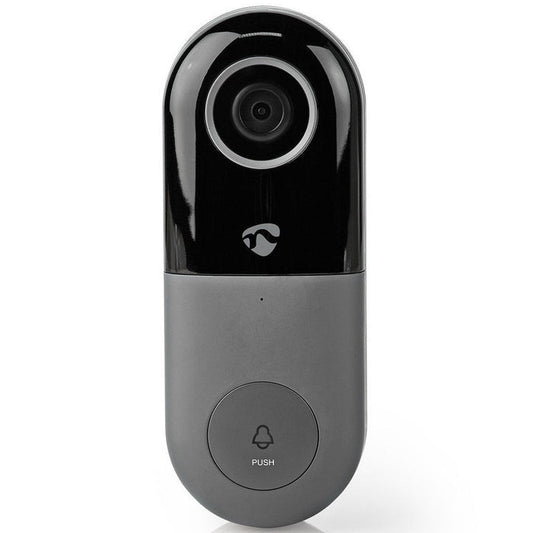 Nedis Wi-Fi Smart Video Doorbell | App Control | microSD Slot | HD 720p Nedis Doorbell Euronics Ireland