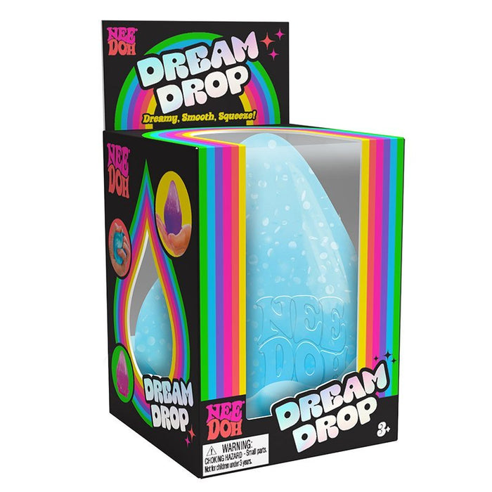 Nee Doh Dream Drop 2.5 Inch Squish Ball Fidget Toy - CHOOSE YOUR COLOR! - Owl & Goose Gifts