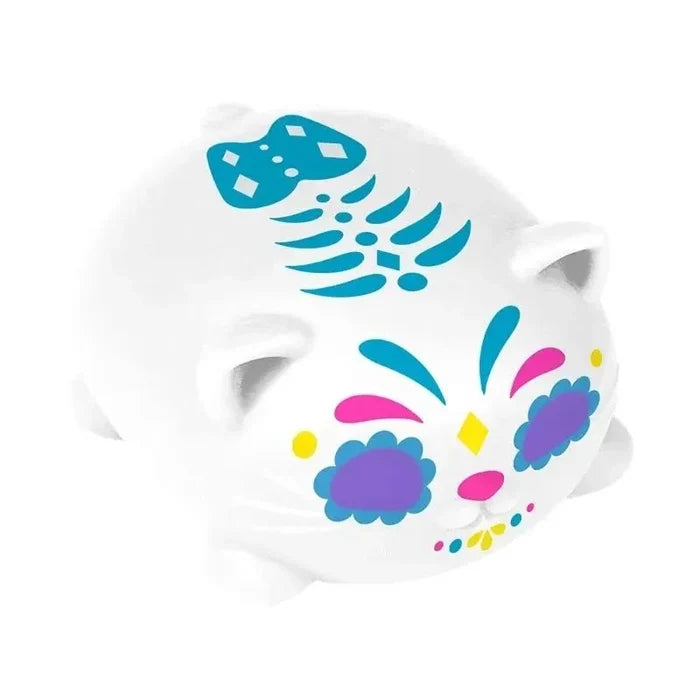 Nee Doh Sugar Skull Cool Cats 2.5 Inch Squish Ball Fidget Toy