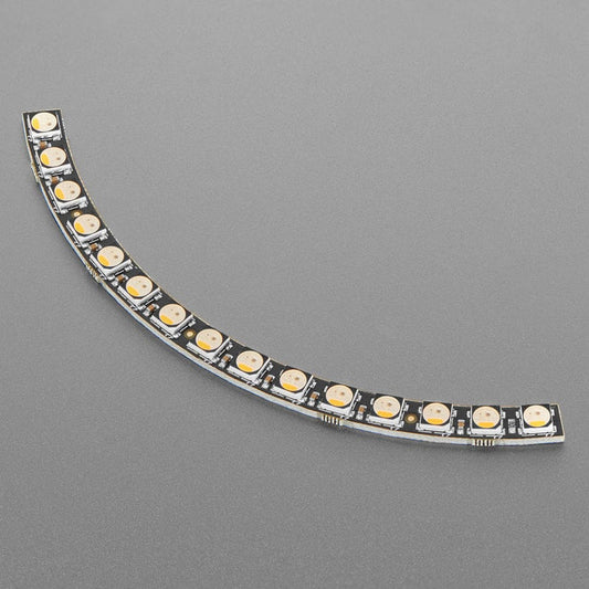 NeoPixel 1/4 60 Ring - 5050 RGBW LED w/ Integrated Drivers (Cool White - 6000K) by Adafruit - The Pi Hut