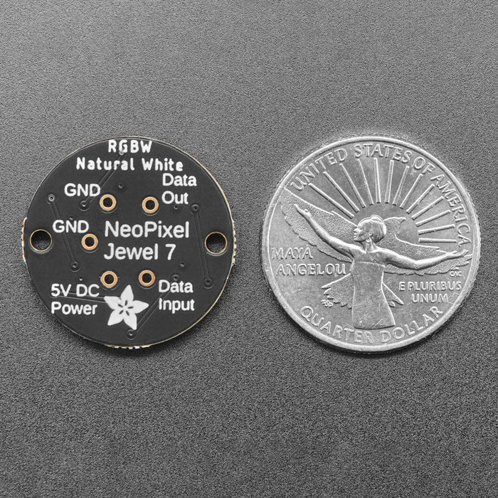 NeoPixel Jewel - 7 x 5050 RGBW LED w/ Integrated Drivers (Natural White - 4500K) by Adafruit - The Pi Hut