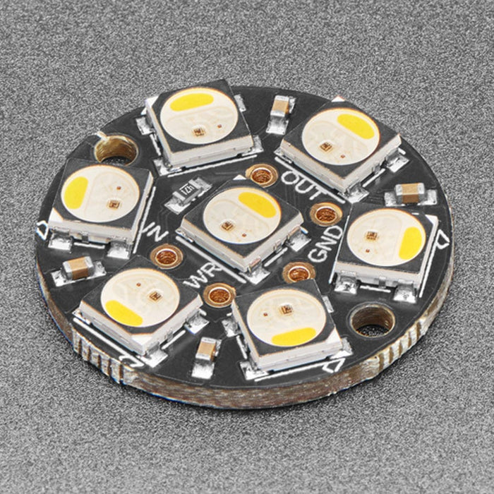 NeoPixel Jewel - 7 x 5050 RGBW LED w/ Integrated Drivers (Warm White - ~3000K) by Adafruit - The Pi Hut