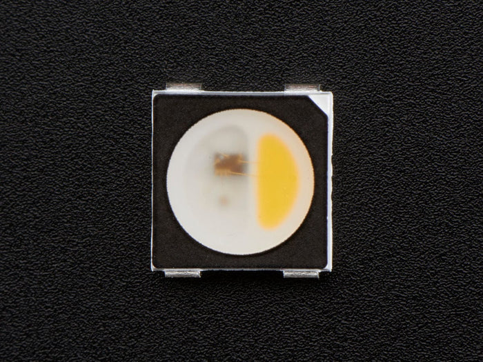 NeoPixel RGBW LEDs w/ Integrated Driver Chip - Warm White (~3000K - Black Casing - 10 Pack) [Discontinued] by Adafruit - The Pi Hut