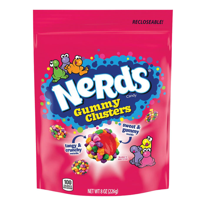 Nerds Clusters Gummy Candy Pouches - 6 Count