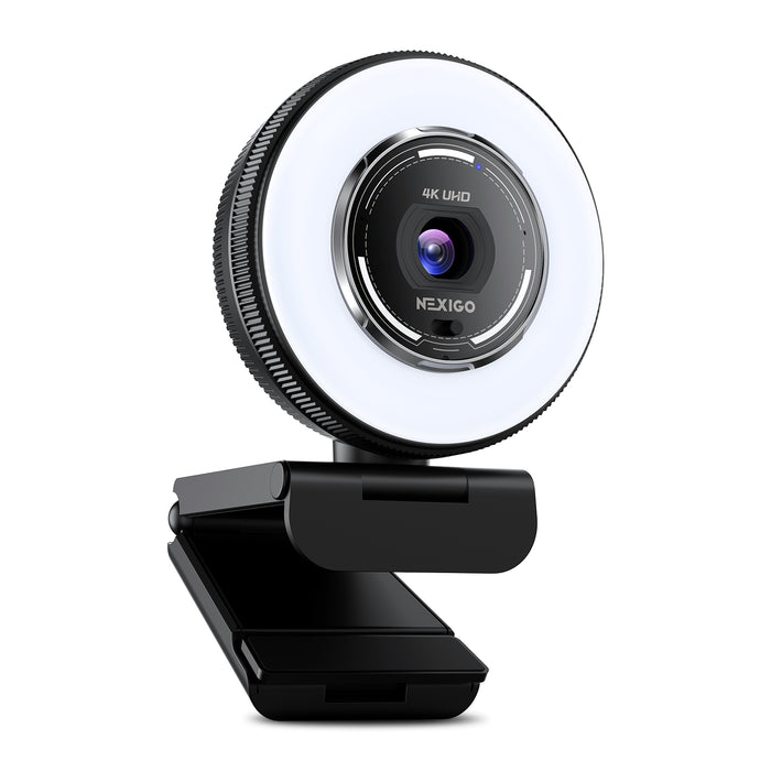 White-background image of the N680E Pro webcam facing right