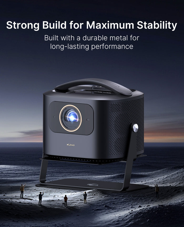A Trivision Ultra is placed on the TS06 projector stand.
