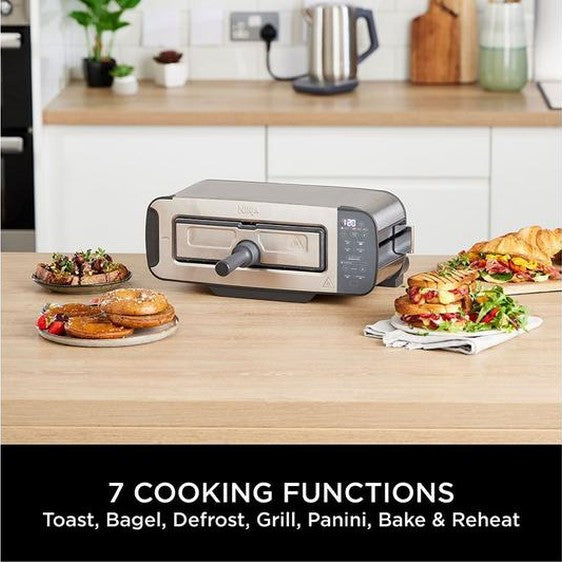Ninja Foodi 3‑in‑1 Toaster, Grill & Panini Press | ST202UK (Stainless Steel) – view 5
