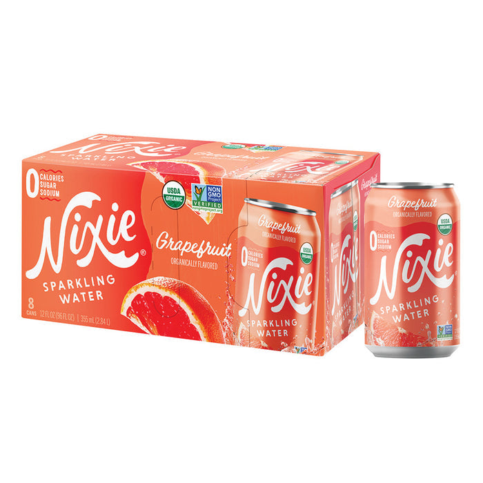 Nixie Organic Grapefruit Sparkling Water - 24 Count