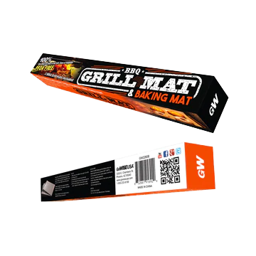 Non-Stick Reusable Grill and Baking Mats, 4-pack - GoWISE USA