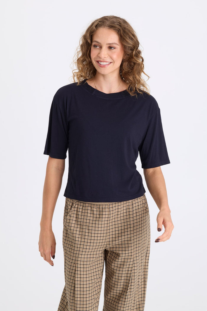 XCVI Nonus Jersey Short Sleeve Top
