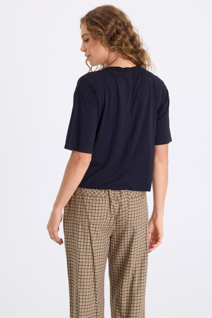 XCVI Nonus Jersey Short Sleeve Top