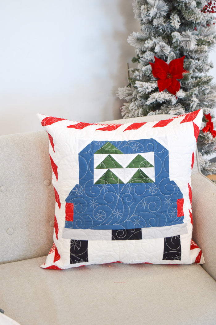 North Pole Tree Farm Pillow (Downloadable Sewing Pattern)
