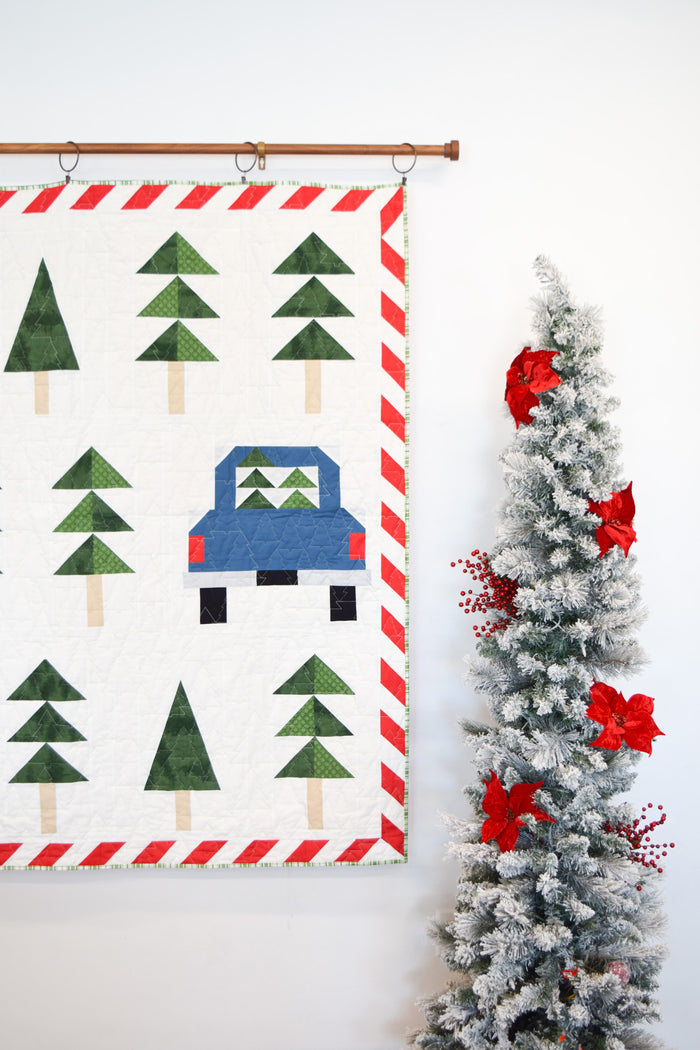 North Pole Tree Farm Quilt (Downloadable Sewing Pattern)