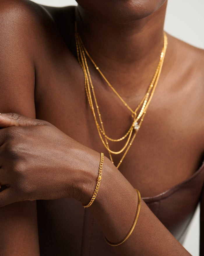 November Birthstone Chain Bracelet | 18ct Gold Plated Vermeil/Citrine Bracelets Missoma