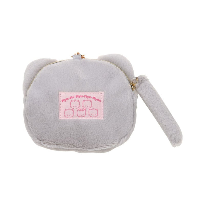 Nya Ni Nyu Nye Nyon Plush Mini Face Pouch (Sanrio Cat Club Series) Bags Japan Original