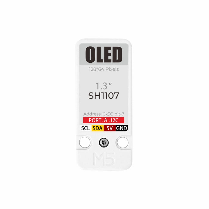 OLED Unit 1.3" 128 × 64 Display - m5stack-store