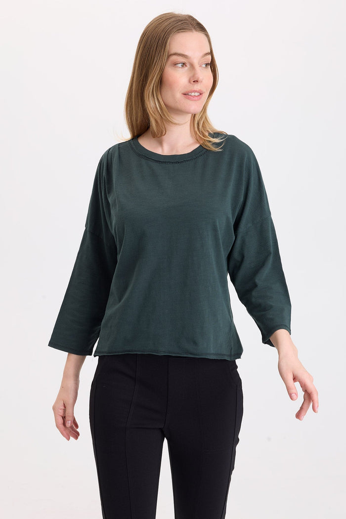 Wearables Olivero Pleated Shoulder Top