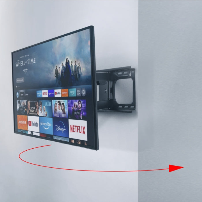 EA Accessories One For All Full-Motion Wall Mount – 32-100", 30° Tilt & 120° Turn