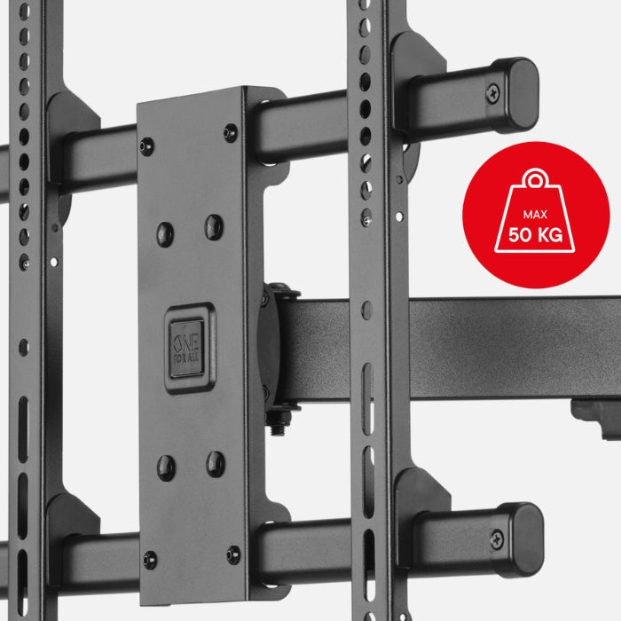 EA Accessories One For All Full-Motion Wall Mount – 32-100", 80kg, Tilt & Turn – view 7