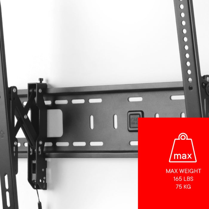 EA Accessories One For All Jumbo Wall Mount – 42-120" TVs, 75kg, Tilt 15°, Turn 10° – view 4