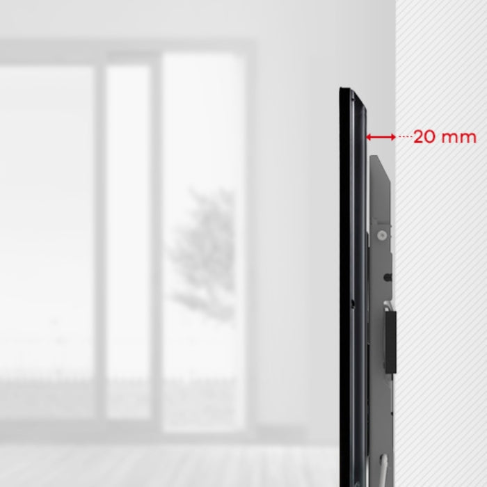 EA Accessories One For All Ultra Slim Wall Mount, 32-84" TVs, Max Load 80kg – view 2