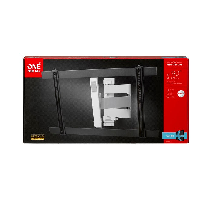 EA Accessories One For All Ultra Slim Wall Mount, 32-84" TVs, Tilt & Turn 180 – view 2