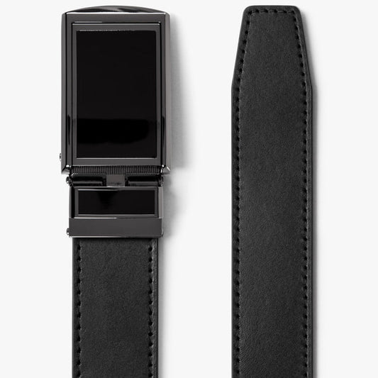 Onyx Black Full Grain Leather Belt