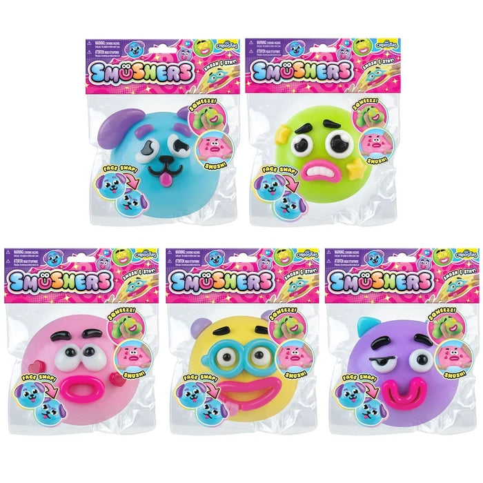 ORB Curiosities Smushers 4 Inch Squishy Sensory Fidget Toy - Assorted