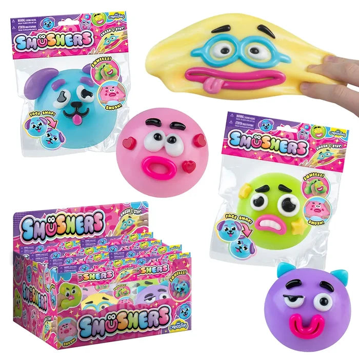 ORB Curiosities Smushers 4 Inch Squishy Sensory Fidget Toy - Assorted