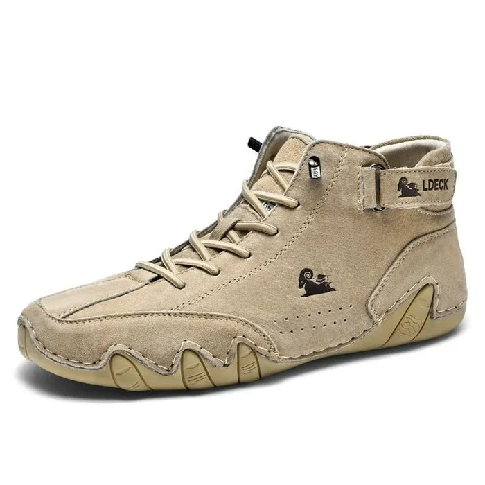 Oris Men’s High-Top Motorcycle Boots – Waterproof Casual Winter Sneakers
