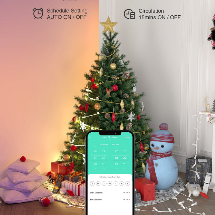 Outdoor Smart Dual Plug GHomeSmart® WP7 - GHome Smart Official