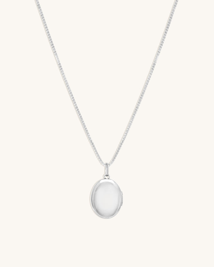 Oval Diamond Locket