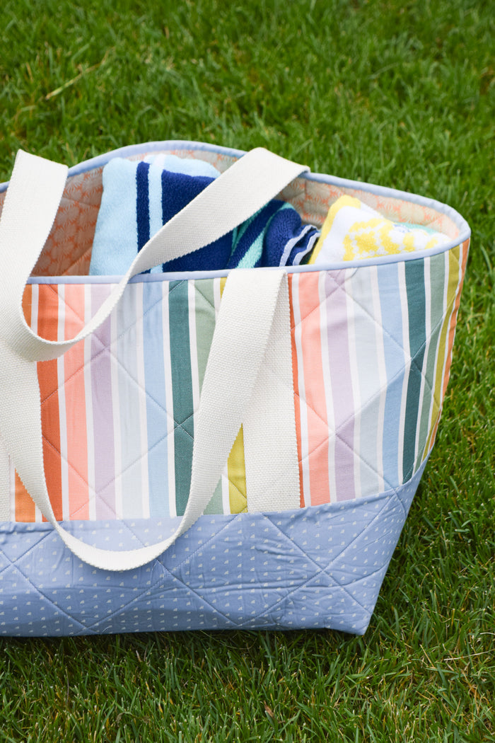 Over-sized Beach Tote Fabric Kit - Fab Floral