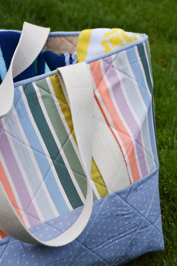 Over-sized Beach Tote Fabric Kit - Fab Floral