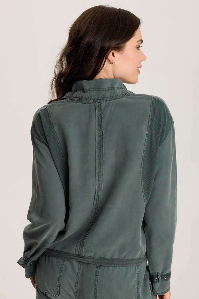 XCVI Oziel Twill Relaxed Utility Jacket