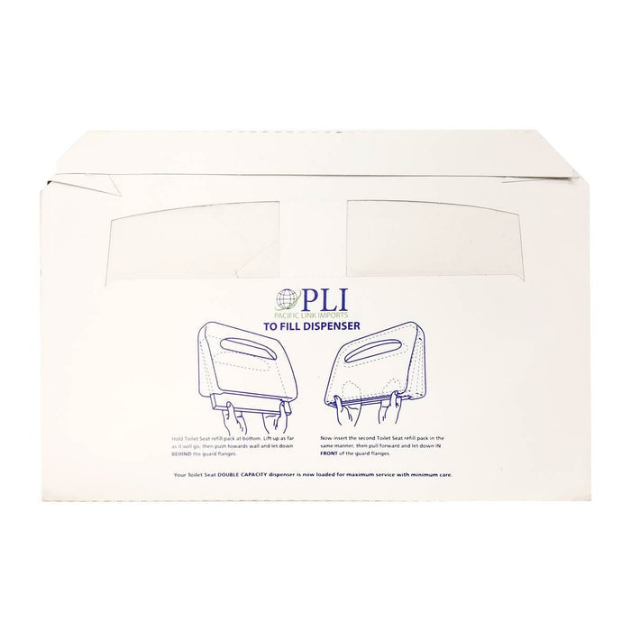 Pacific Link Imports Toilet Seat Covers (250)per box The Toilet Seat Cover is a standard of every public restroom. This case of Pacific Link Imports half fold toilet seat covers is an excellent choice in terms of value and quality-PLITSC Hannah's Variety Store