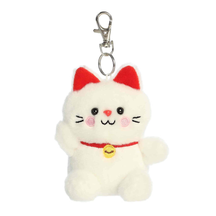 Palm Pals 4 Inch Kota the Lucky Cat Plush Clip