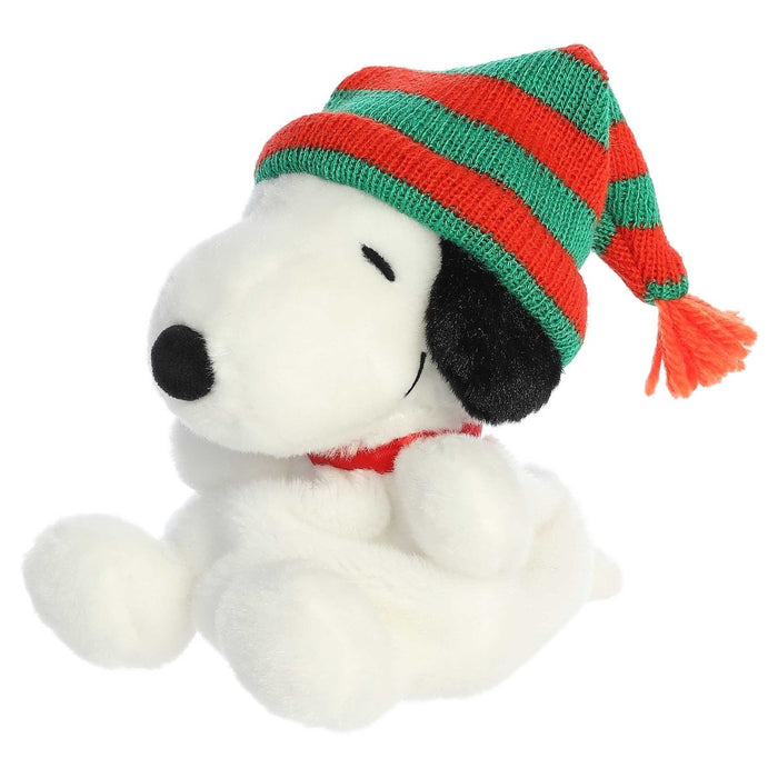 Palm Pals 5 Inch Peanuts Snoopy with Beanie Plush Toy - Owl & Goose Gifts