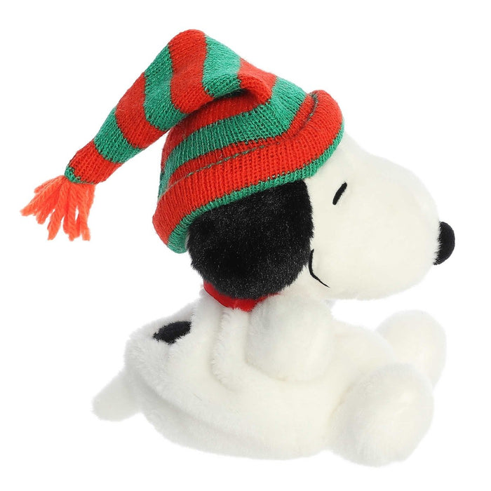 Palm Pals 5 Inch Peanuts Snoopy with Beanie Plush Toy - Owl & Goose Gifts