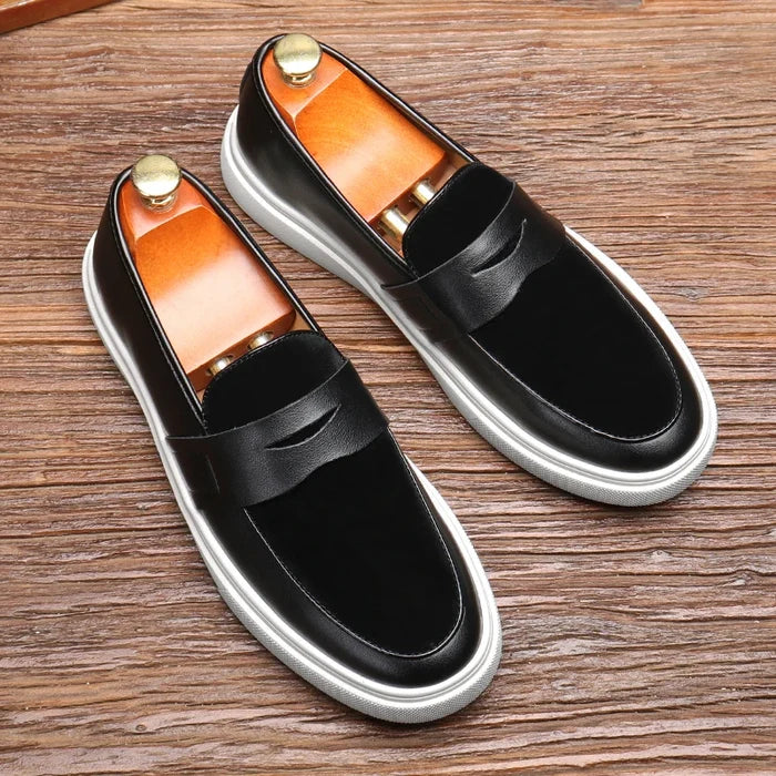 Paolo Neri Slip-on Leather Loafers