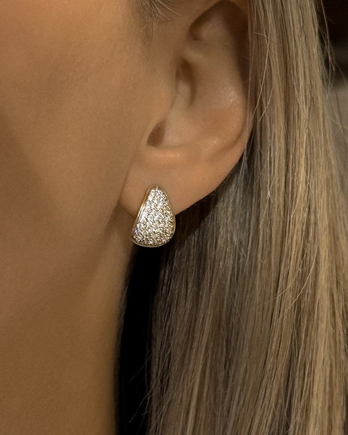Pavé Claw Earrings
