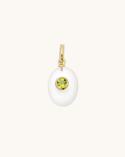 Pearlescent Birthstone Pendant