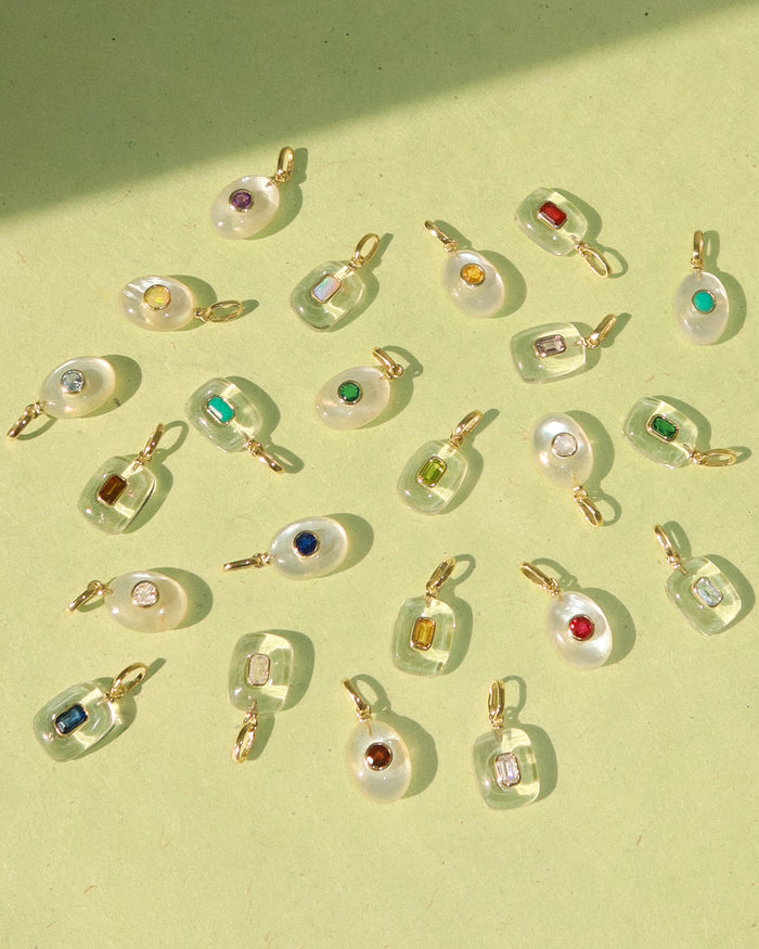 Pearlescent Birthstone Pendant