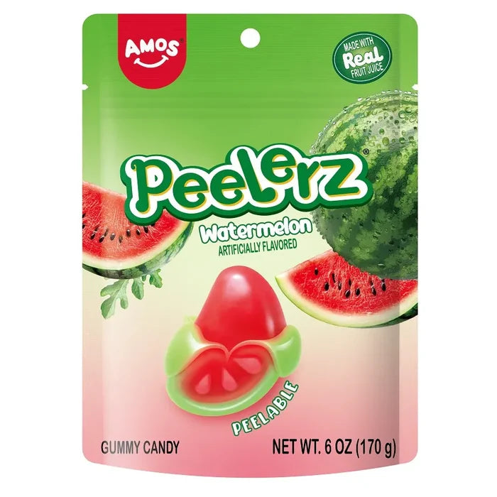 Peelerz Gummy Candy - Watermelon 6oz