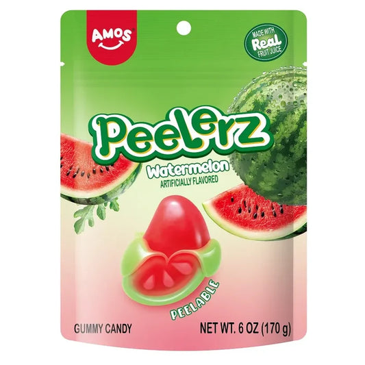 Peelerz Gummy Candy - Watermelon 6oz