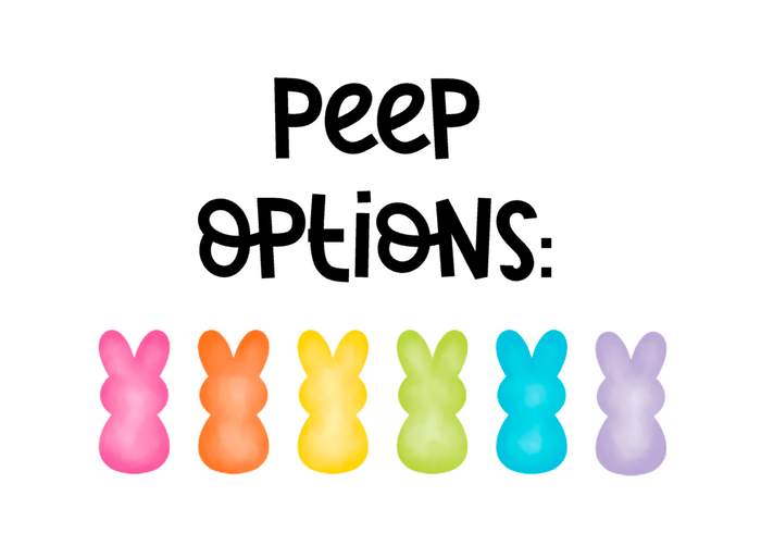 Peep Mini Tab Planner Dividers - SIDE TABS
