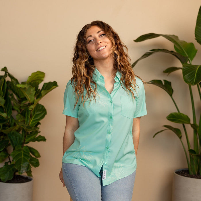 RSVLTS RSVLTS RSVLTS Spring "Solana" Women – KUNUFLEX Short Sleeve Shirt